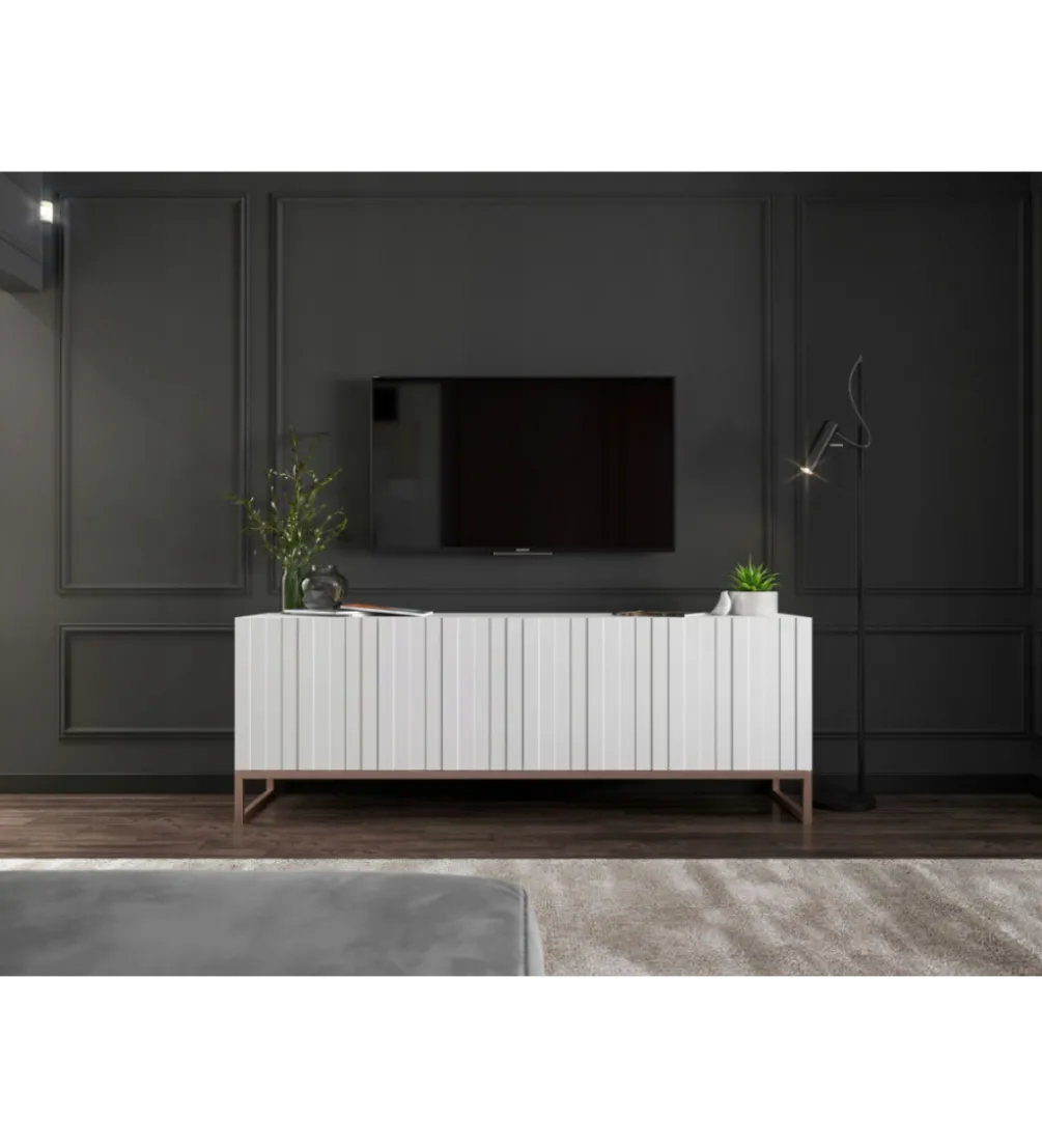 Stolik pod Tv ELPIS 150 cm biały