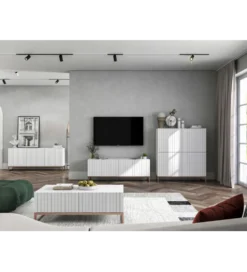 Stolik pod Tv ELPIS 150 cm biały
