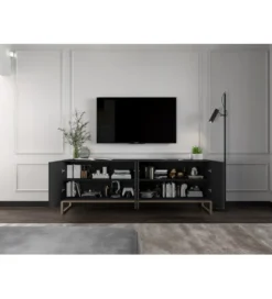Stolik pod Tv ELPIS 150 cm czarny