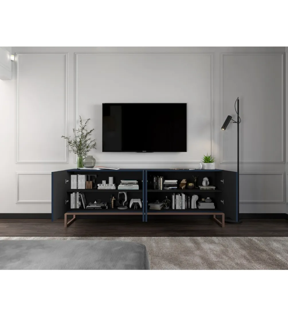 Stolik pod Tv ELPIS 150 cm granatowy