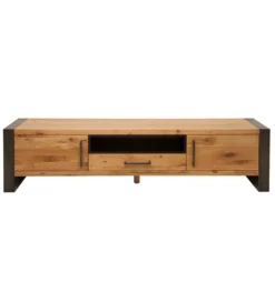 Stolik pod TV FACTORY Thor 200 cm drewno dąb dziki