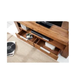 Stolik pod TV FINICE Makassar drewno Sheesham