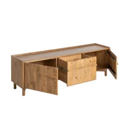 Stolik pod TV GALT 160 cm drewno mango naturalny