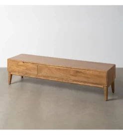 Stolik pod TV GALT 160 cm drewno mango naturalny niższy