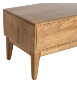 Stolik pod TV GALT 160 cm drewno mango naturalny niższy