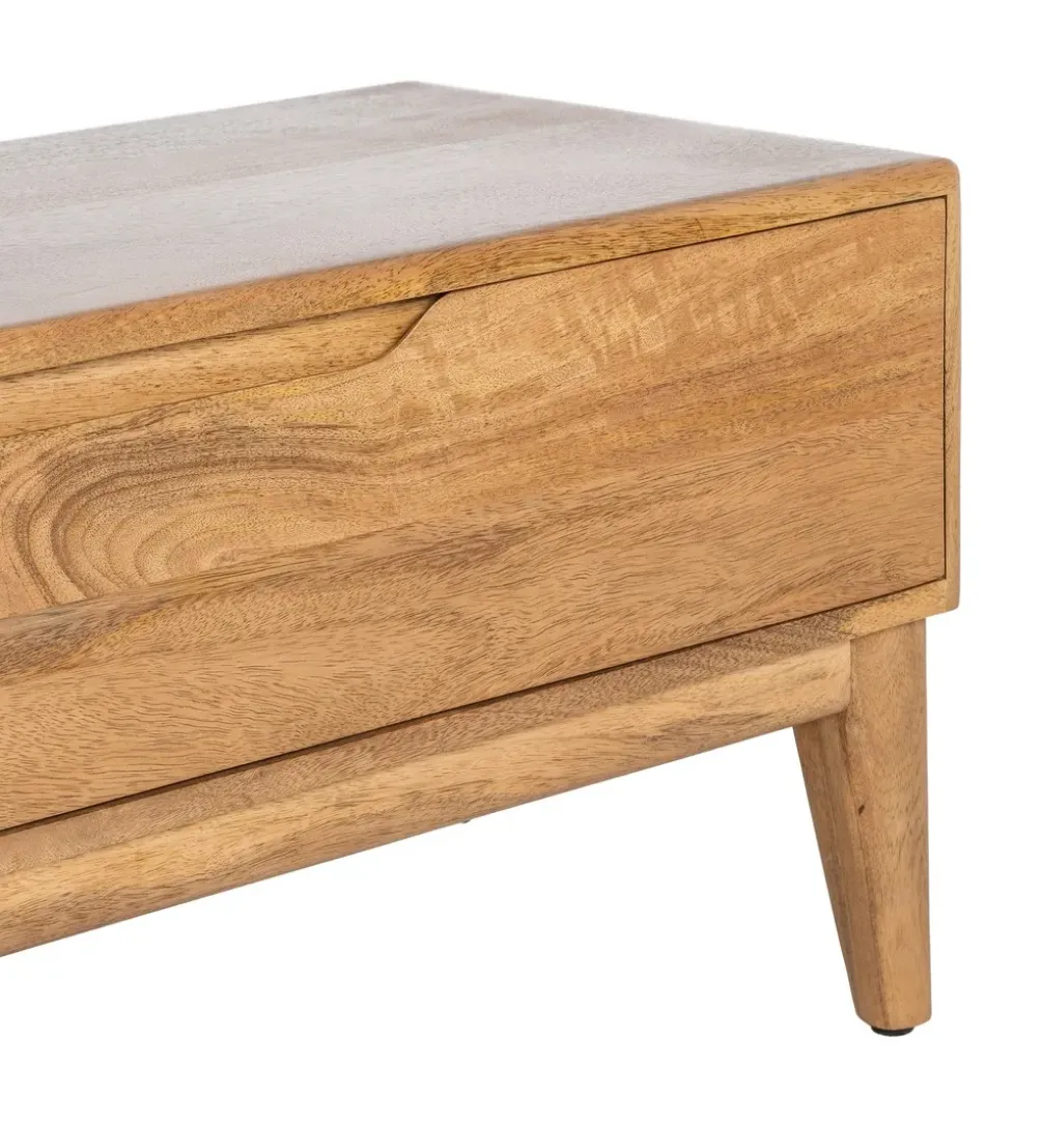 Stolik pod TV GALT 160 cm drewno mango naturalny niższy