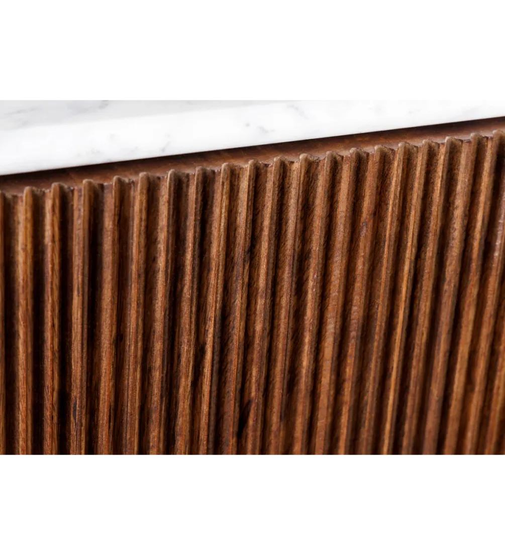 Stolik pod TV GATSBY 170 cm drewno mango brązowy