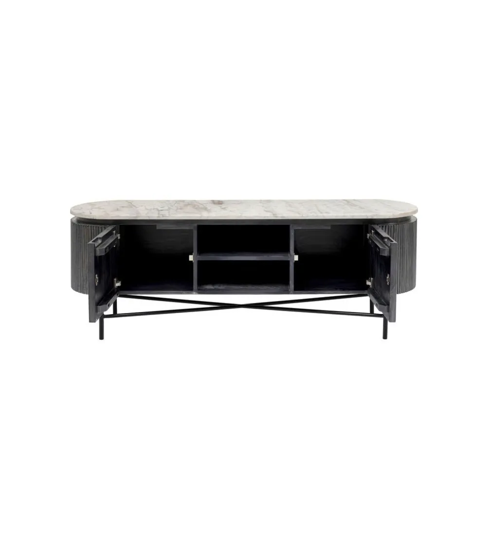 Stolik pod TV Glenn 150 cm antracytowy