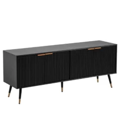 Stolik pod TV GLIMER 150 cm czarny