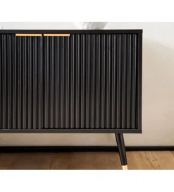 Stolik pod TV GLIMER 150 cm czarny