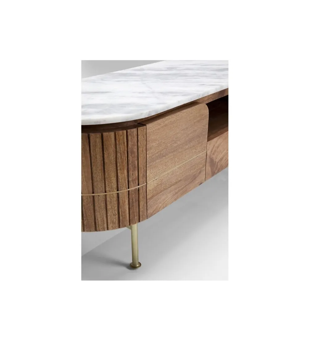Stolik pod TV GRACE 145 cm drewno mango