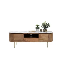 Stolik pod TV GRACE 145 cm drewno mango