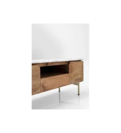 Stolik pod TV GRACE 145 cm drewno mango