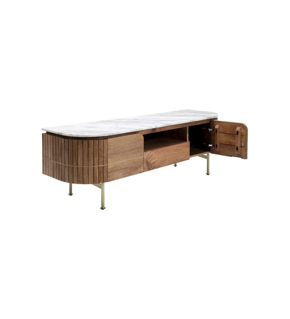 Stolik pod TV GRACE 145 cm drewno mango