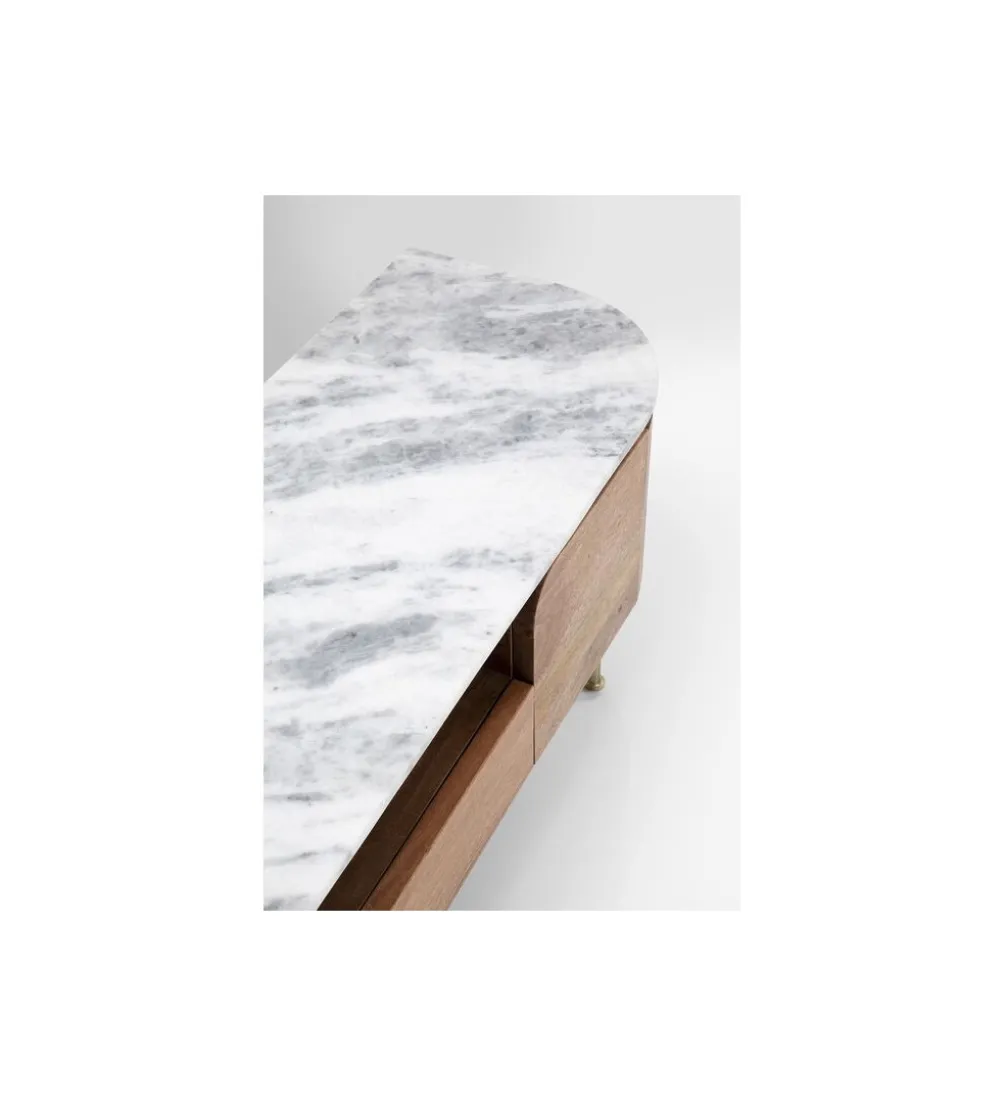 Stolik pod TV GRACE 145 cm drewno mango