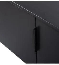 Stolik pod TV GUNNAR 200 cm czarny mat