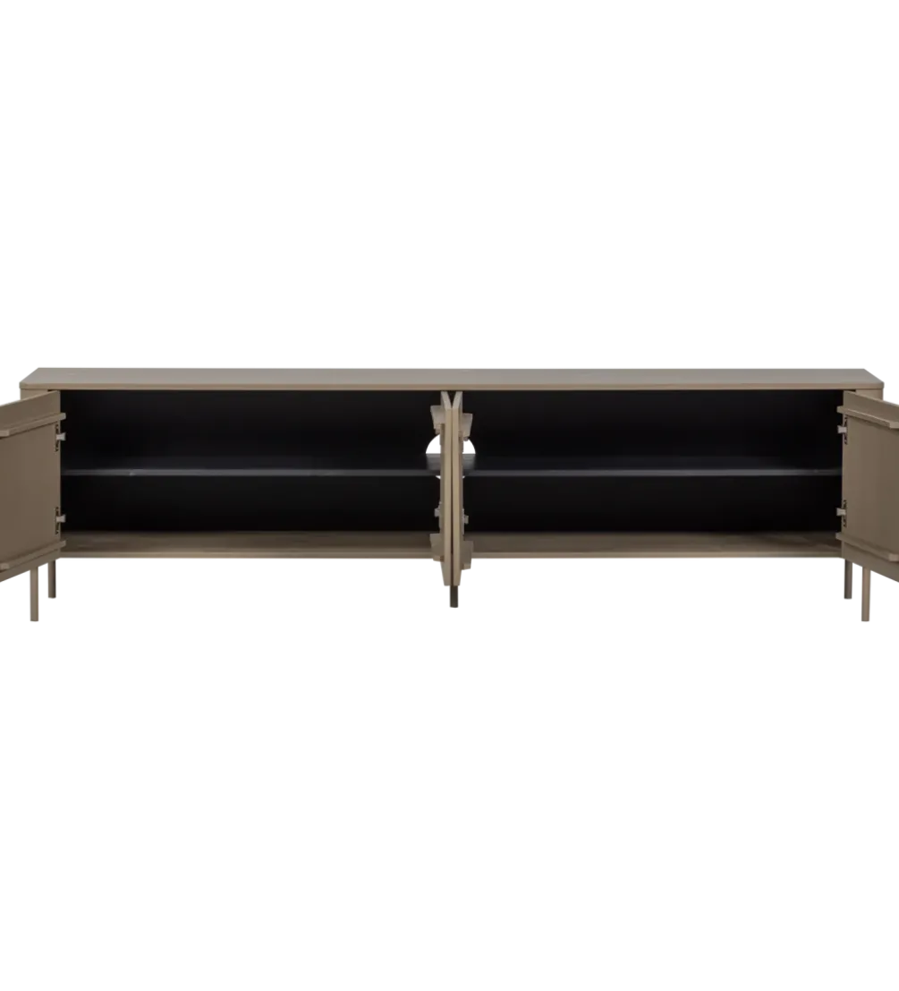 Stolik pod TV GUNNAR 200 cm szary