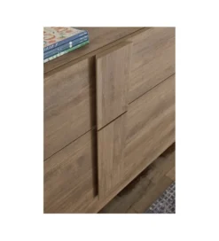 Stolik pod TV JUPITER 182 cm w kolorze dąb Mercure