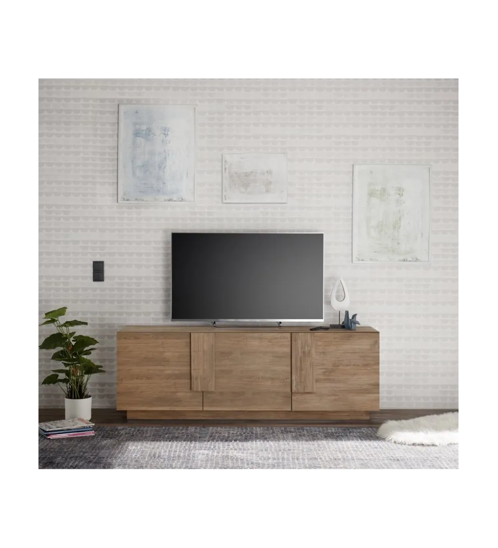 Stolik pod TV JUPITER 182 cm w kolorze dąb Mercure
