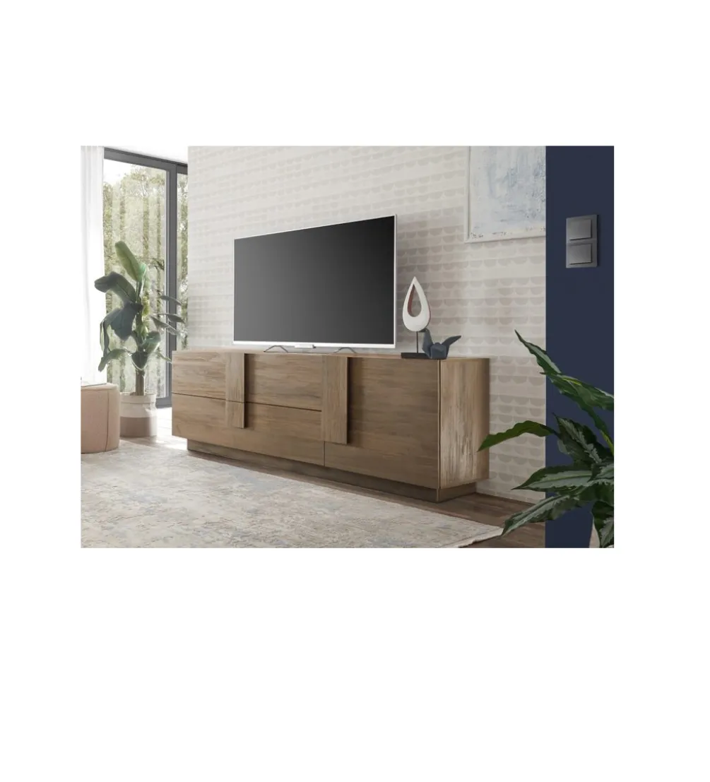 Stolik pod TV JUPITER 182 cm w kolorze dąb Mercure