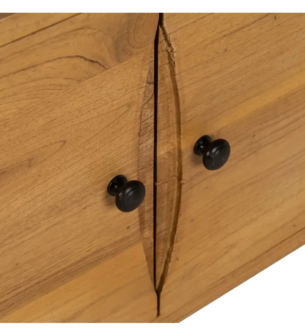 Stolik pod TV KORN 120 cm drewno mindi