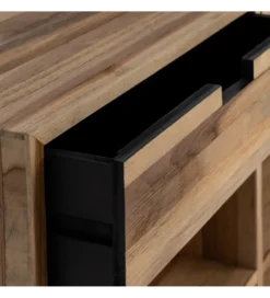 Stolik pod TV KURAN 140 cm drewno teak
