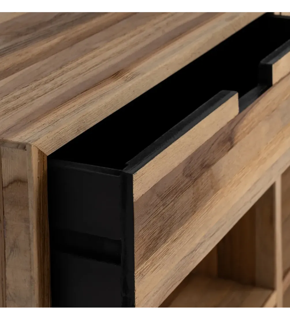 Stolik pod TV KURAN 140 cm drewno teak