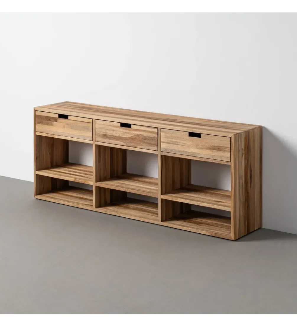 Stolik pod TV KURAN 140 cm drewno teak