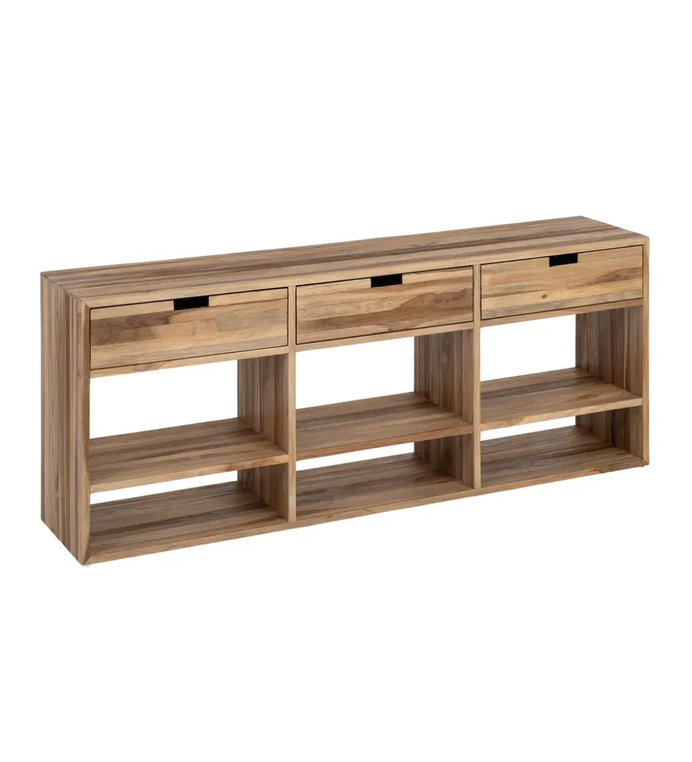 Stolik pod TV KURAN 140 cm drewno teak