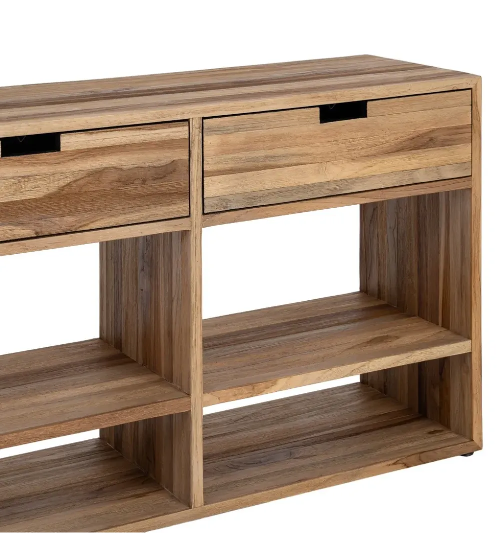 Stolik pod TV KURAN 140 cm drewno teak