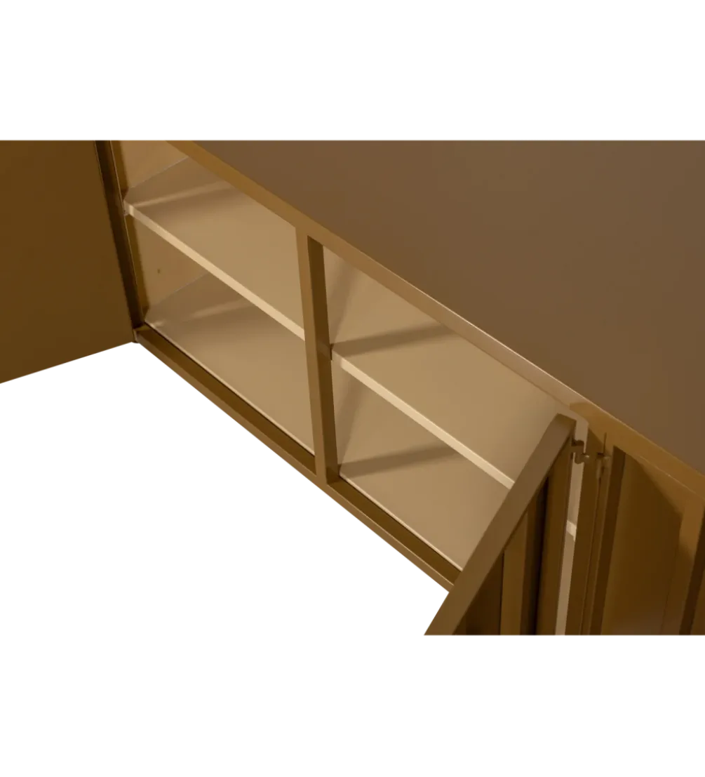 Stolik pod TV LEVEL 160 cm miodowy
