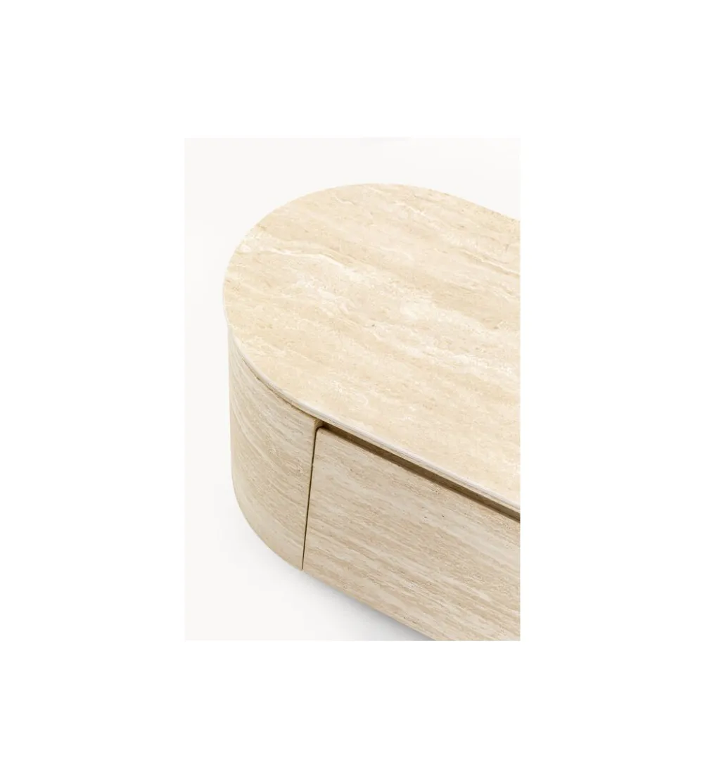 Stolik pod TV LINNEA 160 x 45 cm naturalny
