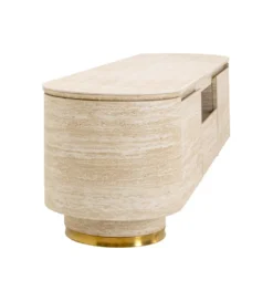 Stolik pod TV LINNEA 160 x 45 cm naturalny