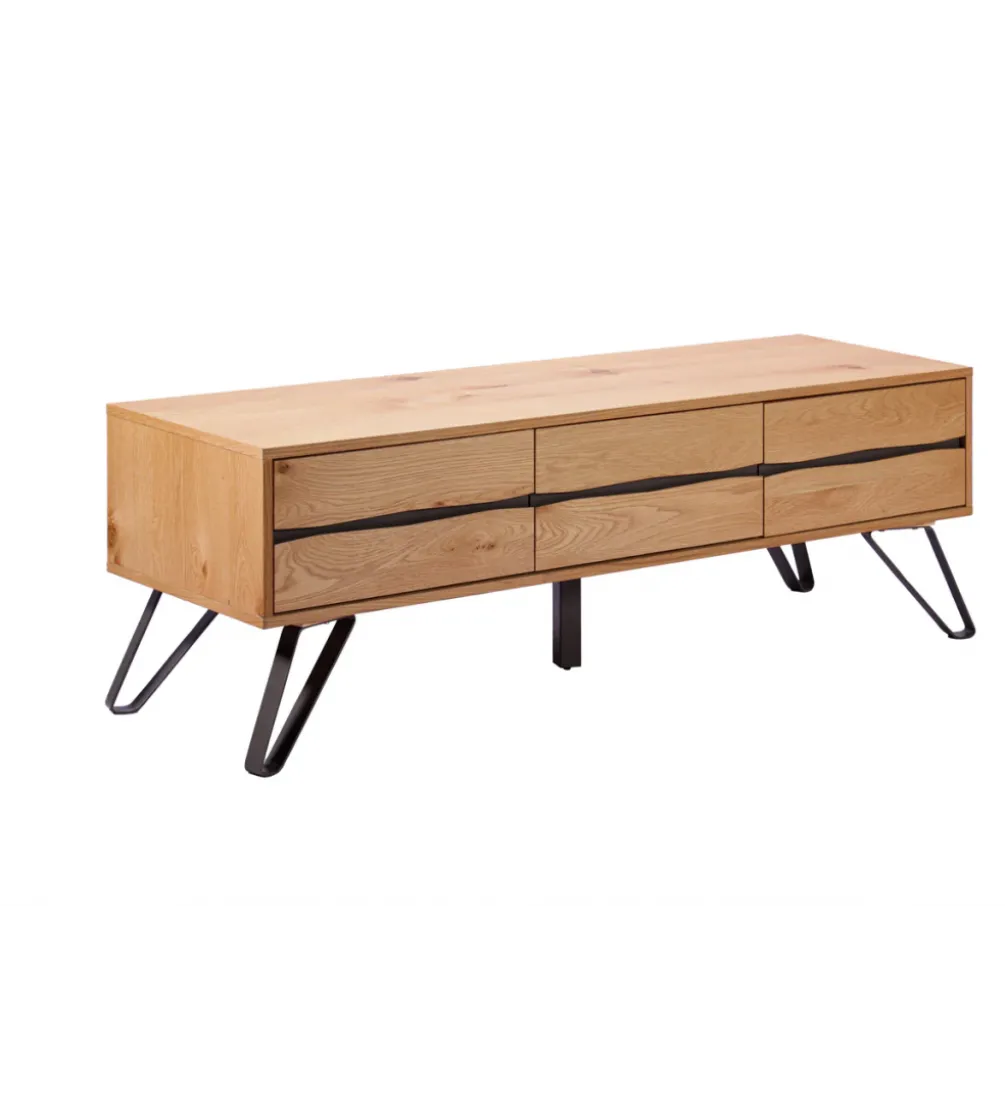 Stolik pod TV LIVING EDGE 160 cm kolor drewno dębu