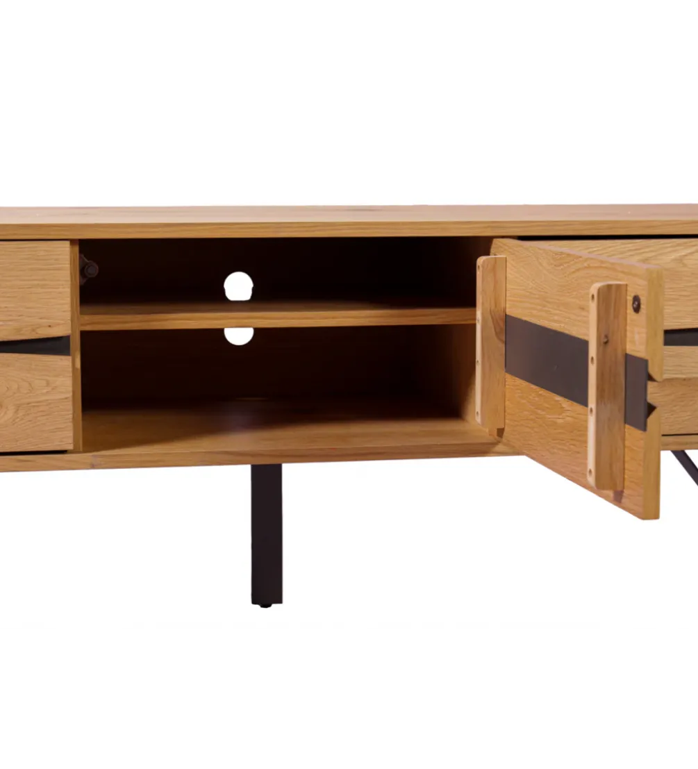 Stolik pod TV LIVING EDGE 160 cm kolor drewno dębu