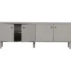 Stolik pod TV MADU 160 cm drewno sosny szary