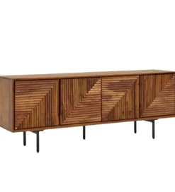 Stolik pod TV MIGUEL 140 cm drewno sheesham
