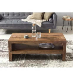 Stolik pod TV MUMBAI 110 cm drewno sheesham