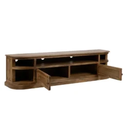 Stolik pod TV NETERO 198 cm drewno mango