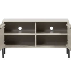 Stolik pod TV NEW GRAVURE 100 cm drewno sosny dust