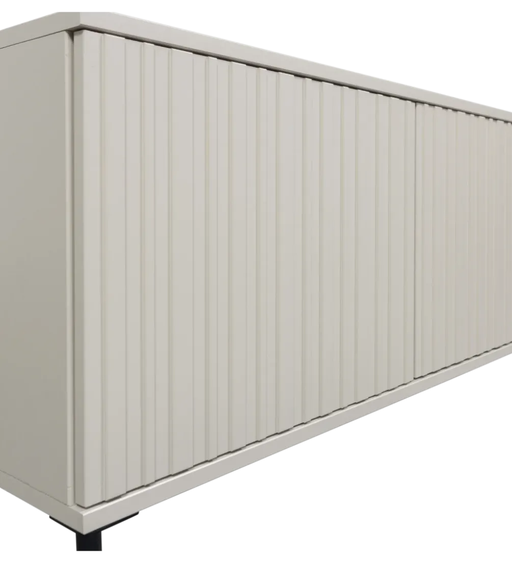 Stolik pod TV NEW GRAVURE 100 cm drewno sosny dust