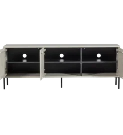 Stolik pod TV NEW GRAVURE 150 cm drewno sosny dust
