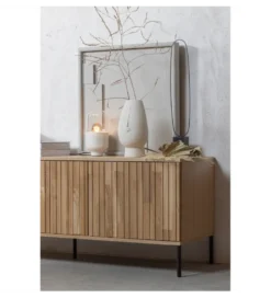 Stolik pod TV NEW GRAVURE 150 cm drewno dębu naturalny