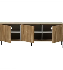 Stolik pod TV NEW GRAVURE 150 cm drewno dębu naturalny