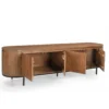 Stolik pod TV NOORK 210 cm drewno mango