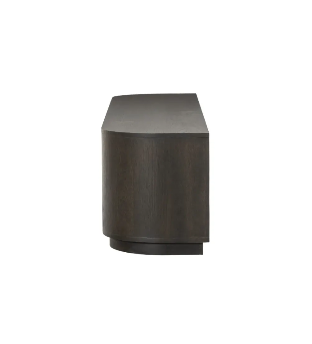 Stolik pod TV NOVERO 180 cm ciemnobrązowy