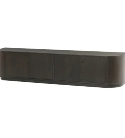 Stolik pod TV NOVERO 220 cm ciemnobrązowy