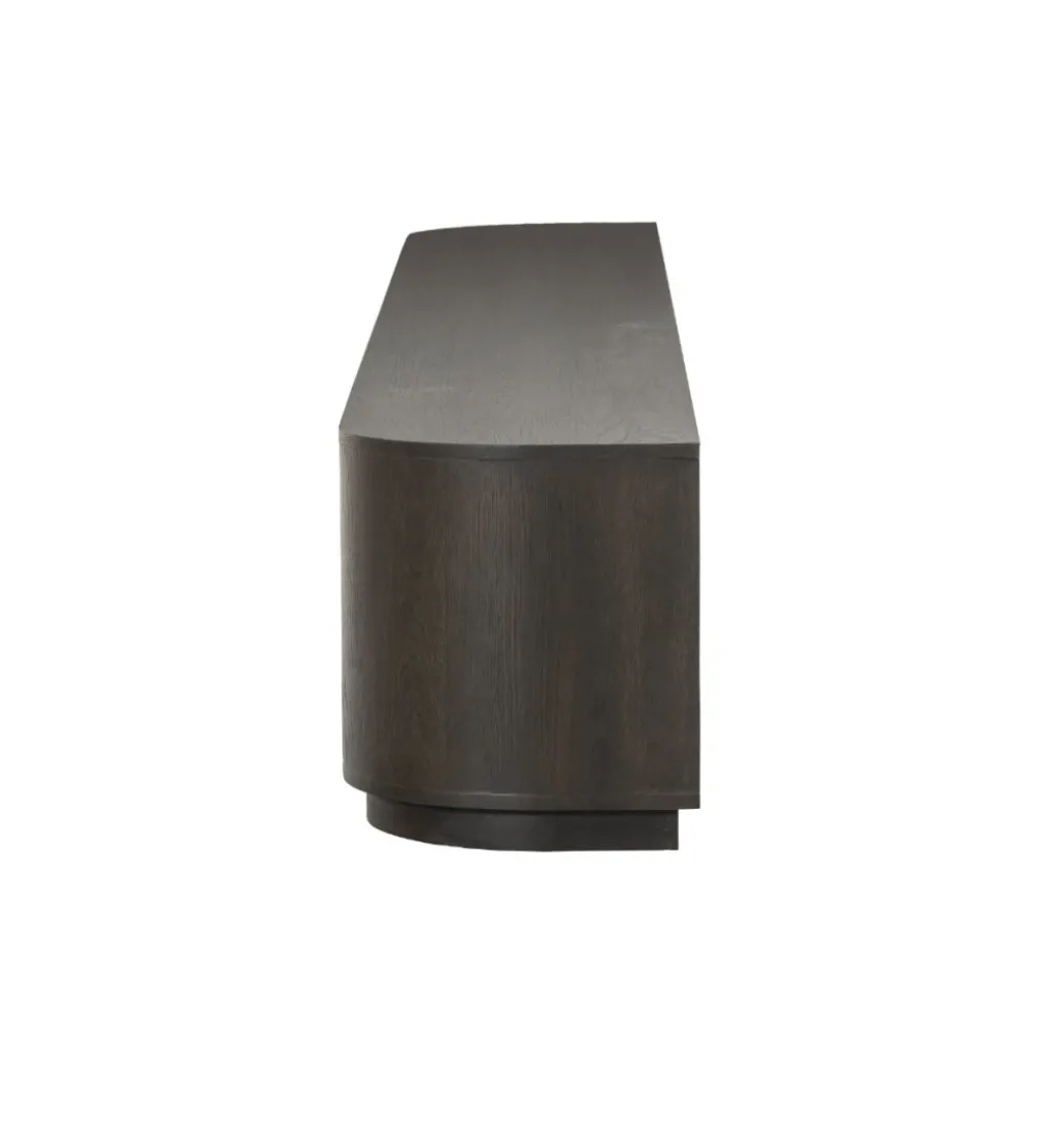 Stolik pod TV NOVERO 220 cm ciemnobrązowy