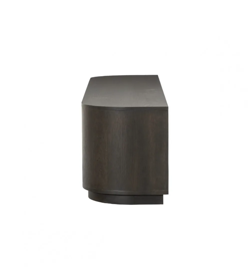 Stolik pod TV NOVERO 140 cm ciemny brązowy