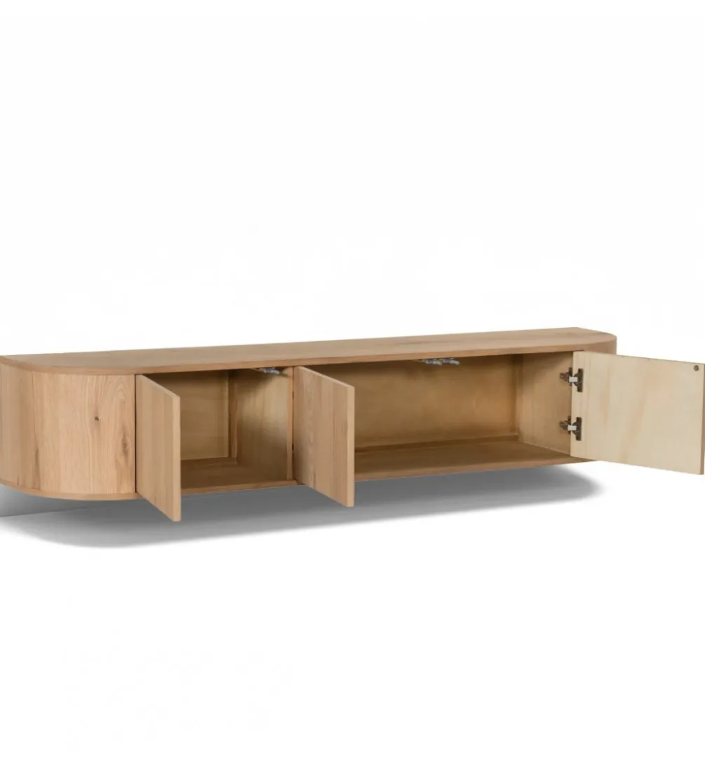 Stolik pod TV NOVERO ZWEVEND 180 cm naturalny